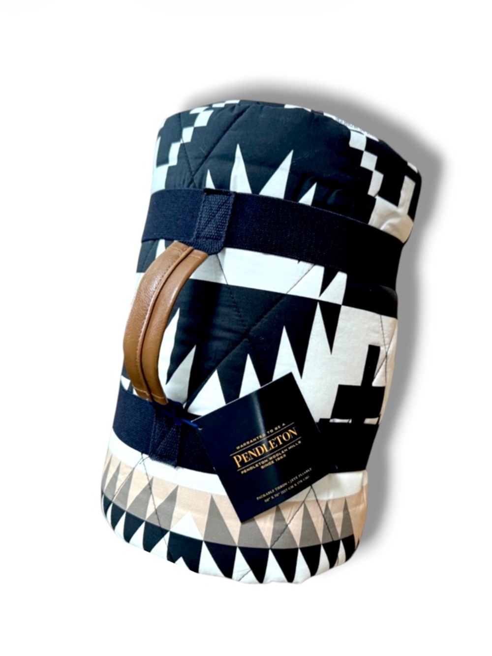 Pendleton Spider Rock Quilted Roll Up Throw 50”x70”